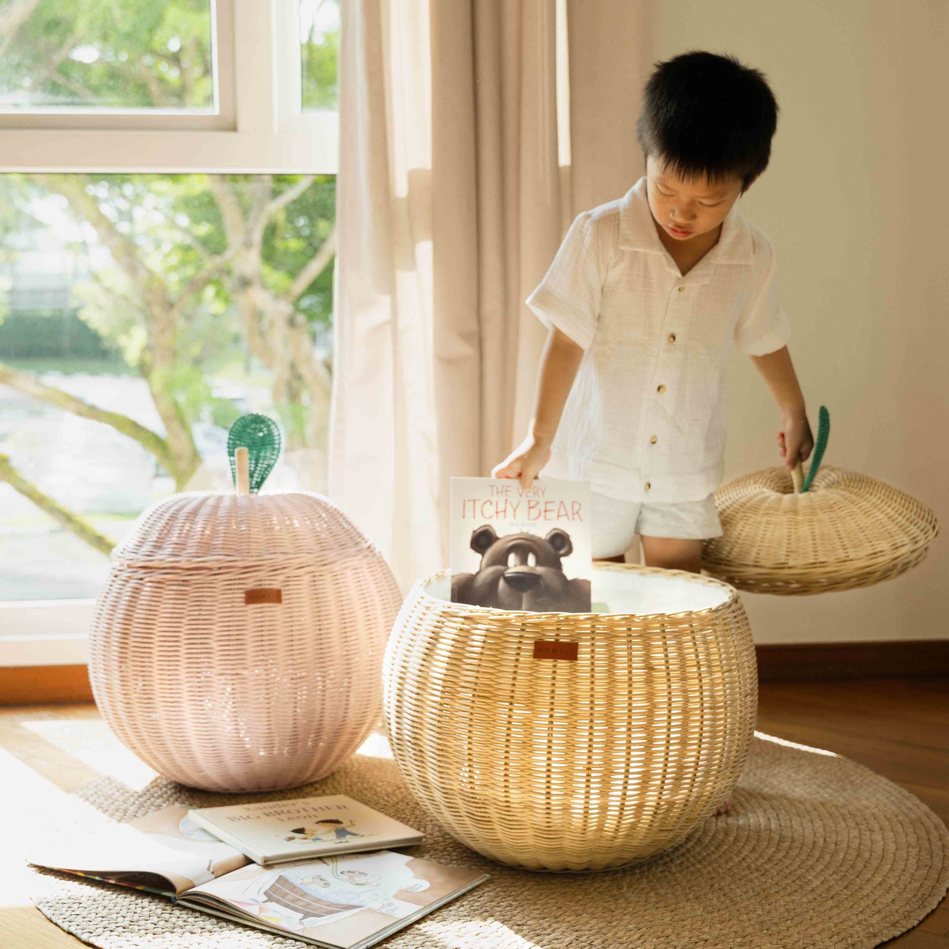 Apple Storage Basket - Natural - Fluent Trends