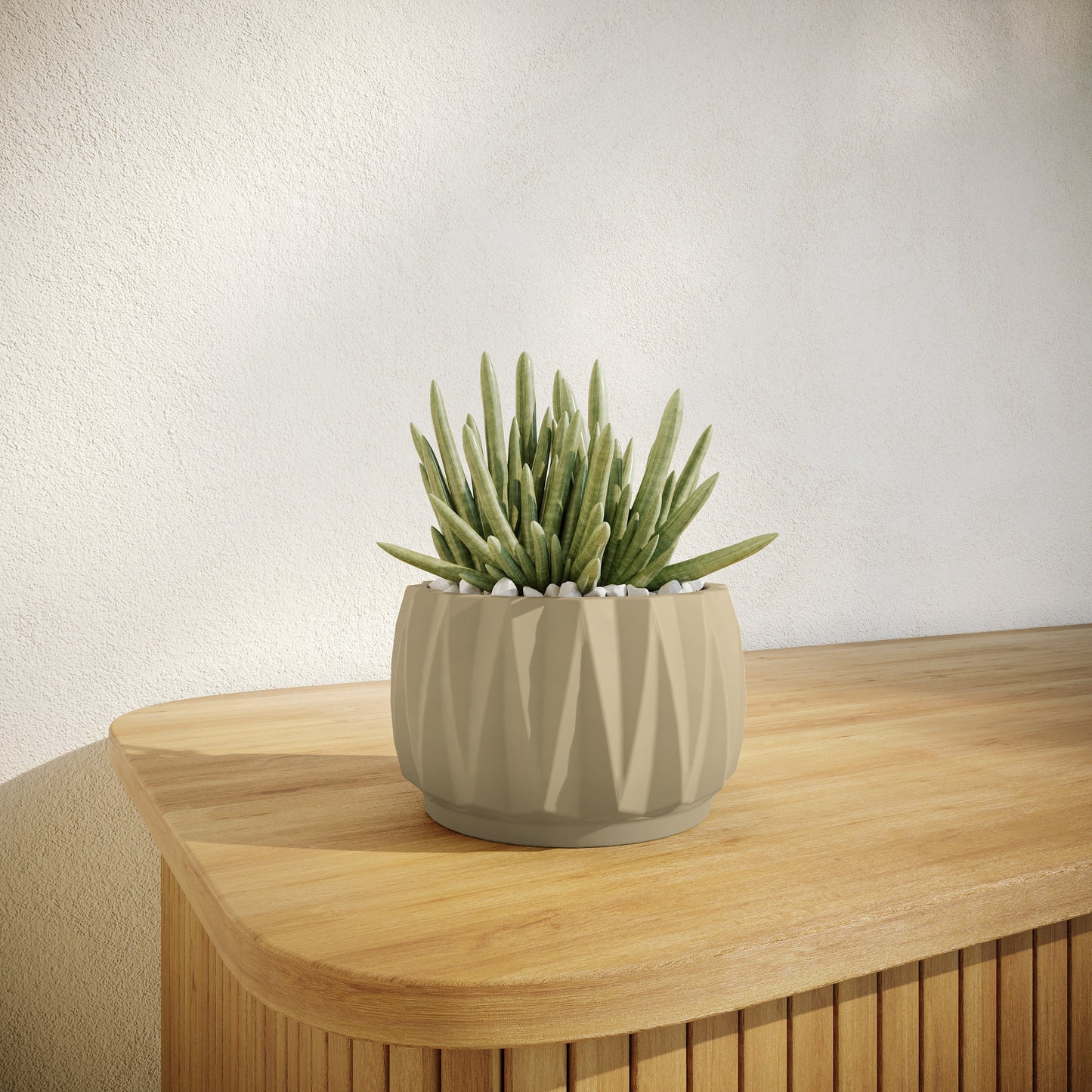 Flute 6" Tabletop Planter