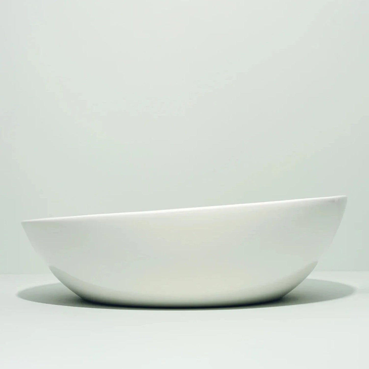Slanted Serving Bowl - White - Fluent Trends