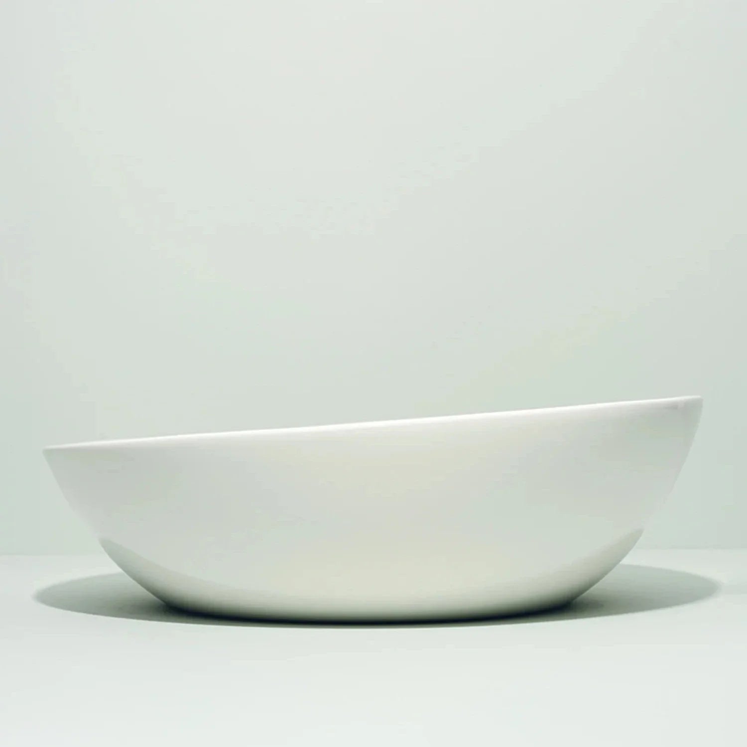 Slanted Serving Bowl - White - Fluent Trends