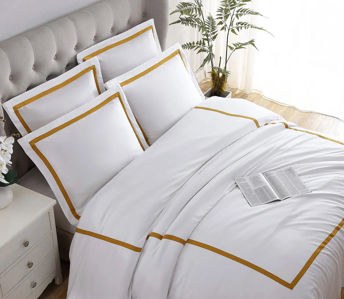 Frame Premium Bamboo Sham Set - Fluent Trends