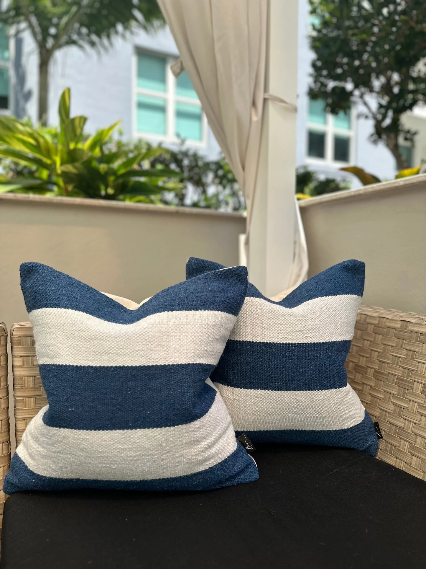 Chatham Striped Outdoor Pillow Cover - Fluent Trends