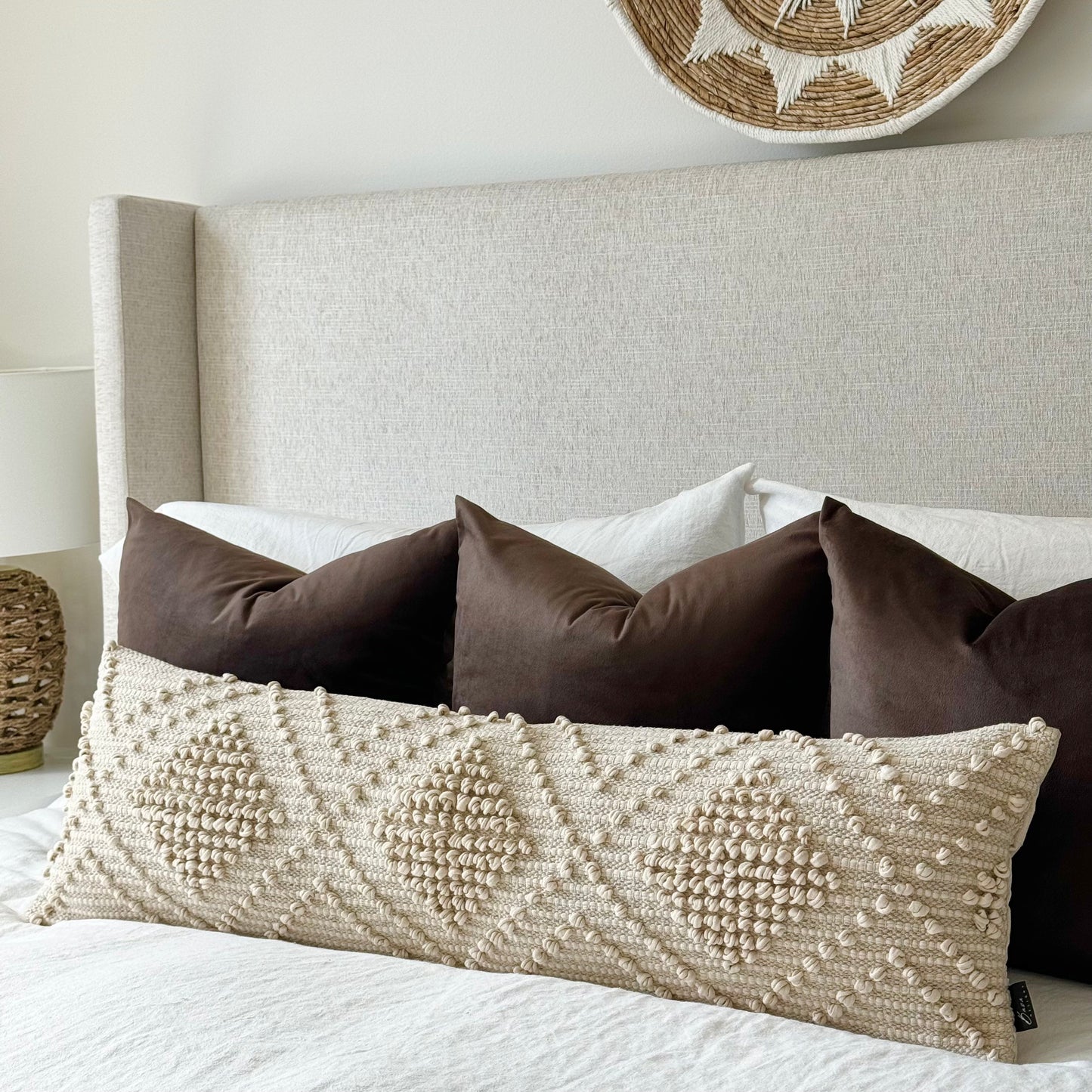 Verona Oversized Lumbar Pillow Cover - 12x36”