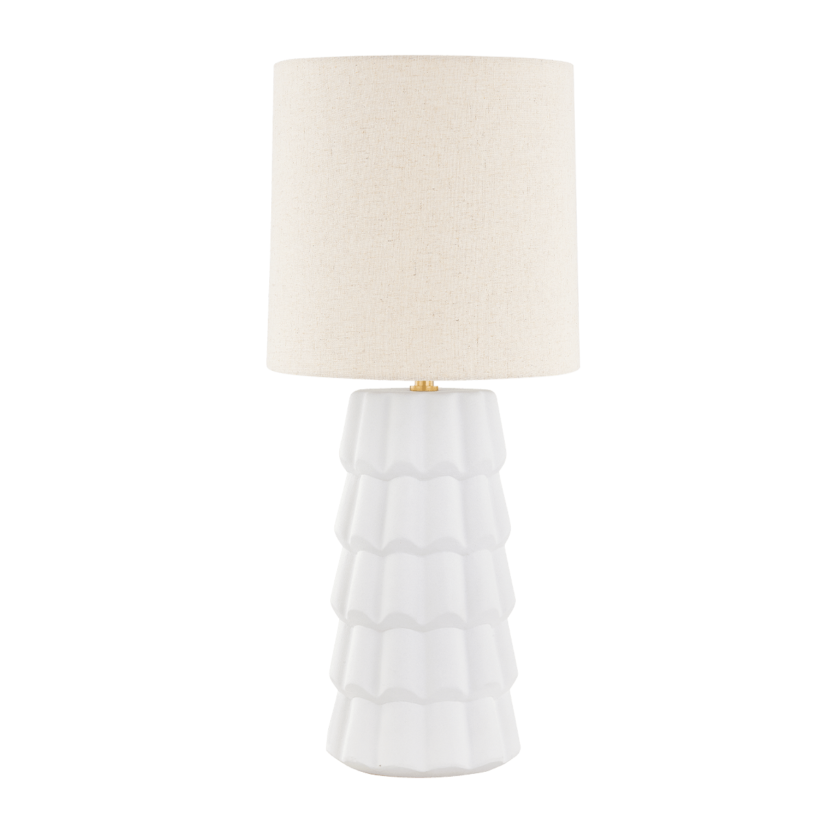 Bella Ceramic Table Lamp White Cliff Studio