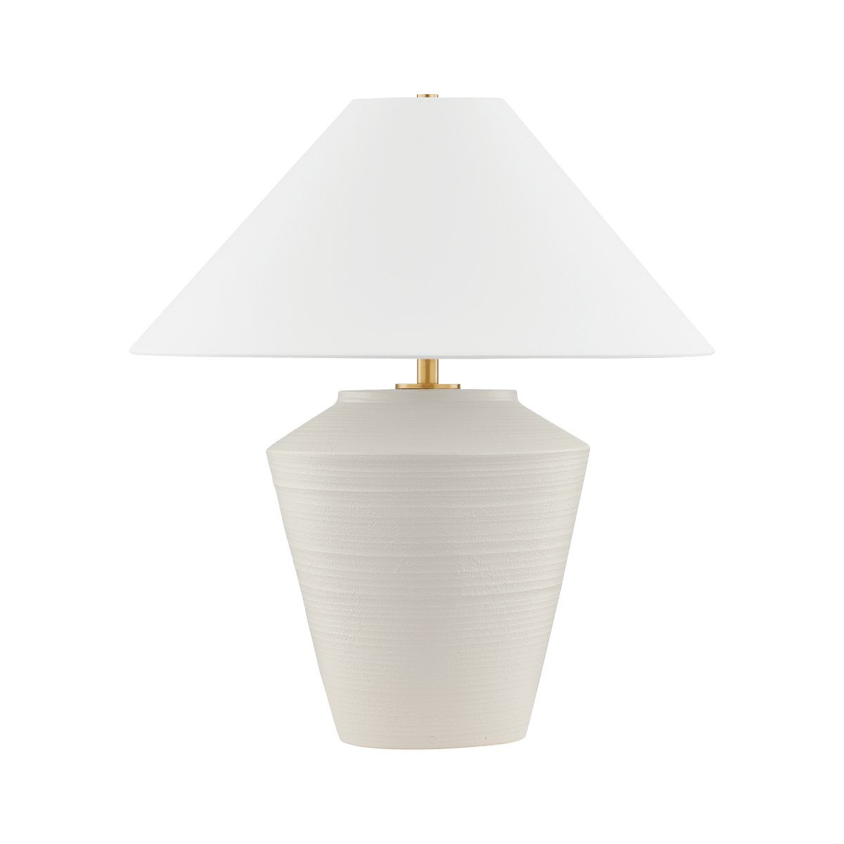 Roquelle Ceramic Table Lamp White Cliff Studio
