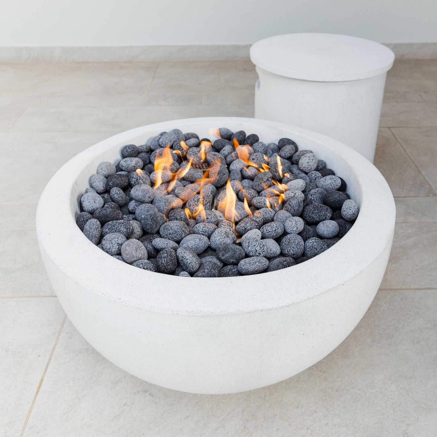 Architectural Precast Concrete Propane Fire Pit - Fluent Trends