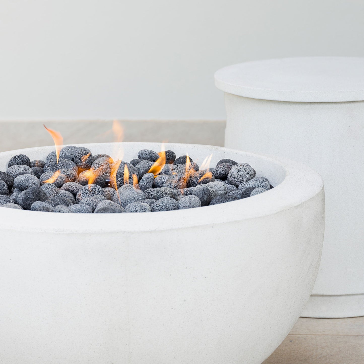 Architectural Precast Concrete Propane Fire Pit - Fluent Trends