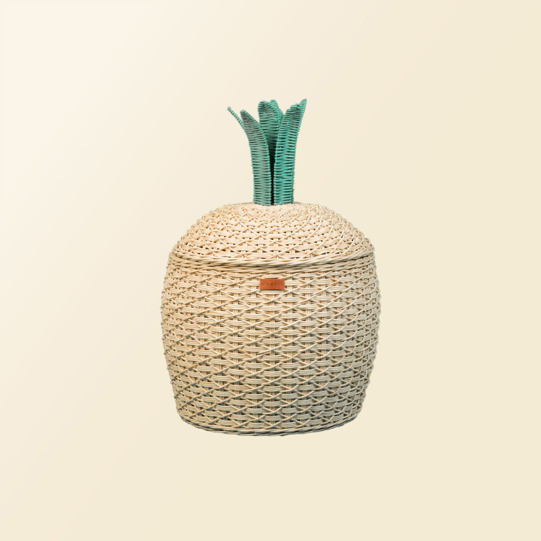 Pineapple Storage Basket Large - Natural - Fluent Trends