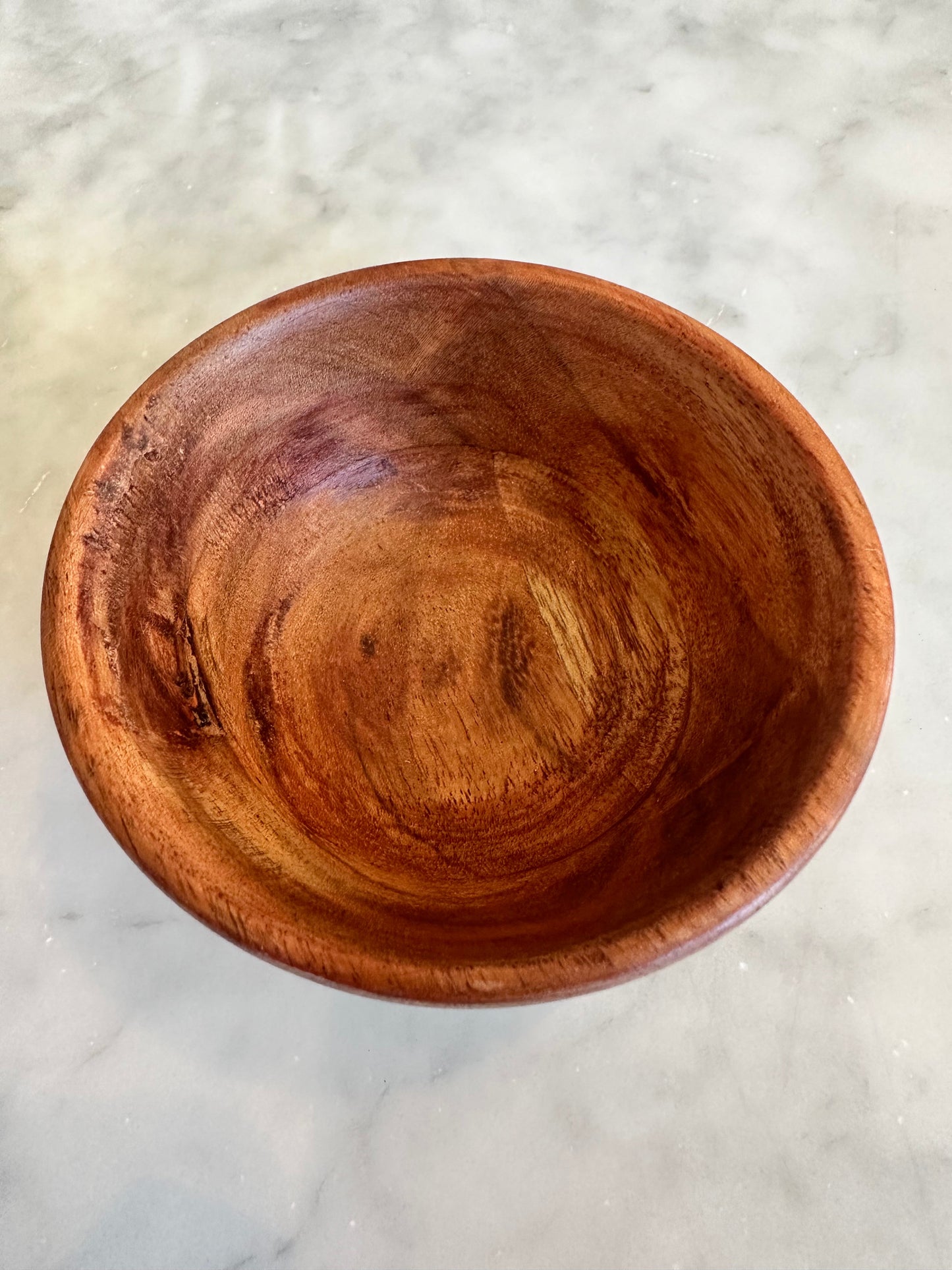 Teak Wood Small Serving Bowls - Set of 2 or 4 - Fluent Trends