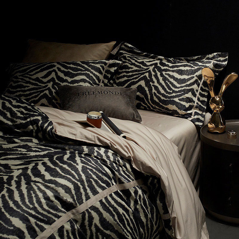 Luxury Vintage Style 160TC Long-Staple Cotton Bedding Set | 3CARATS - Fluent Trends