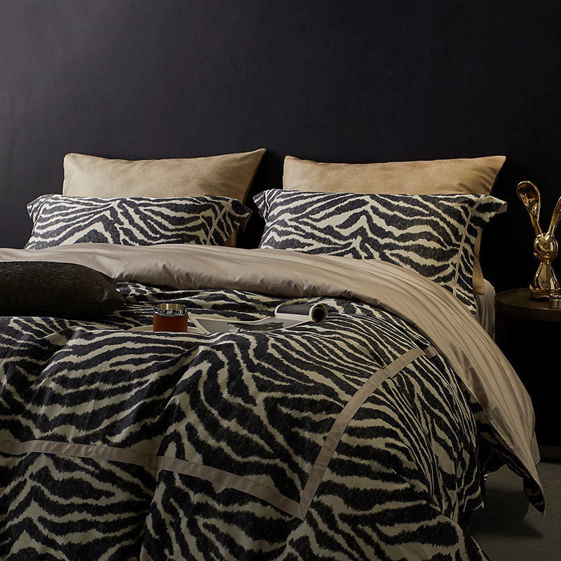 Luxury Vintage Style 160TC Long-Staple Cotton Bedding Set | 3CARATS - Fluent Trends