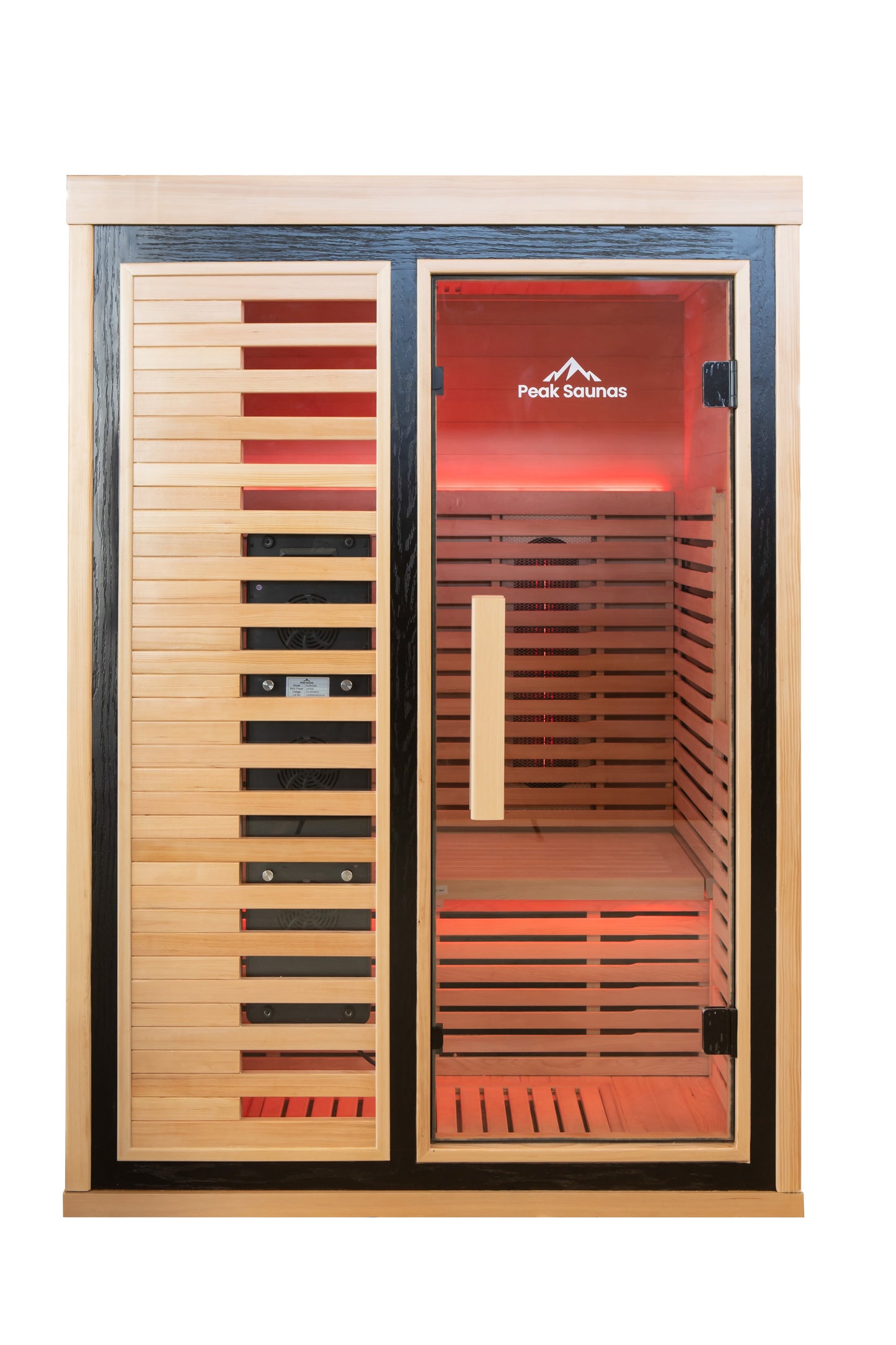 Peak Saunas Everest 2-Person Full Spectrum Infrared XL Medical-Grade Red Light Peak Wellness USA