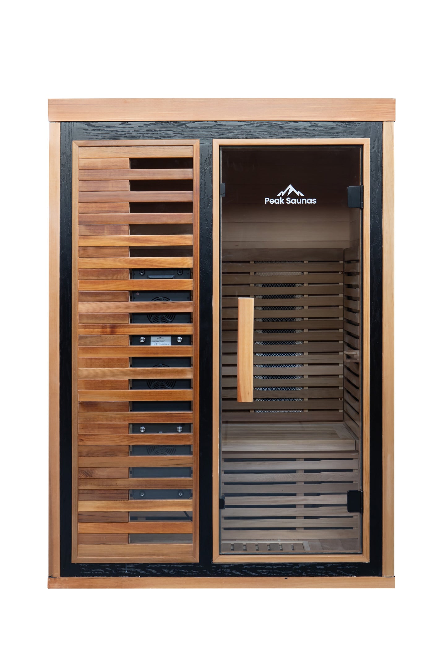 Peak Saunas Fuji 2-Person Full Spectrum Infrared Sauna with XL Medical-Grade Red Light Therapy & Smart WiFi App Control Peak Wellness USA