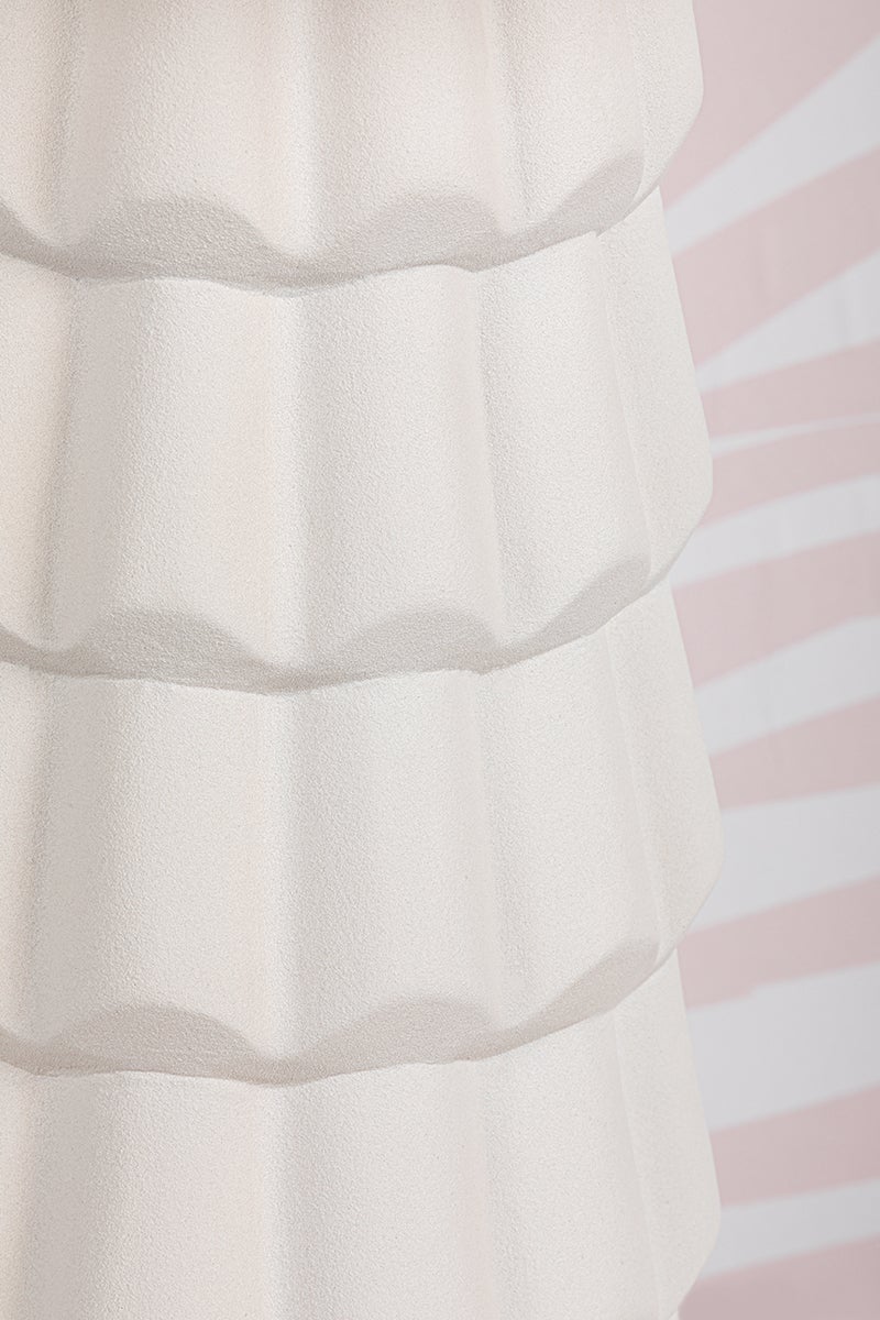 Bella Ceramic Table Lamp White Cliff Studio