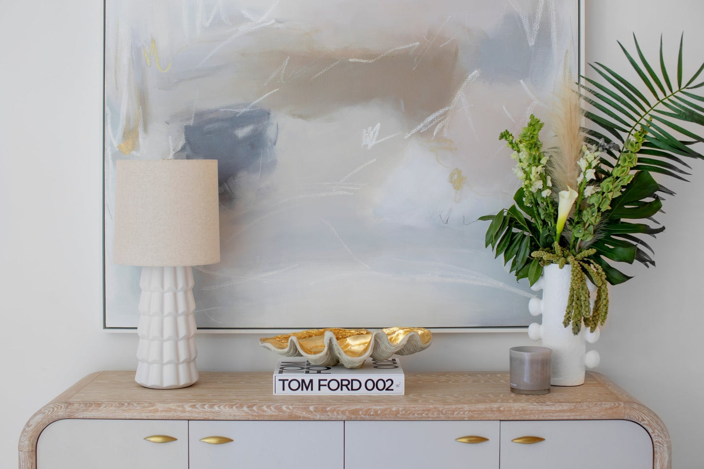 Bella Ceramic Table Lamp White Cliff Studio
