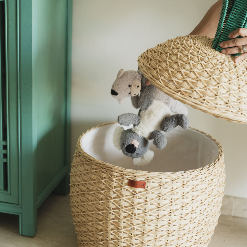 Pineapple Storage Basket Large - Natural - Fluent Trends