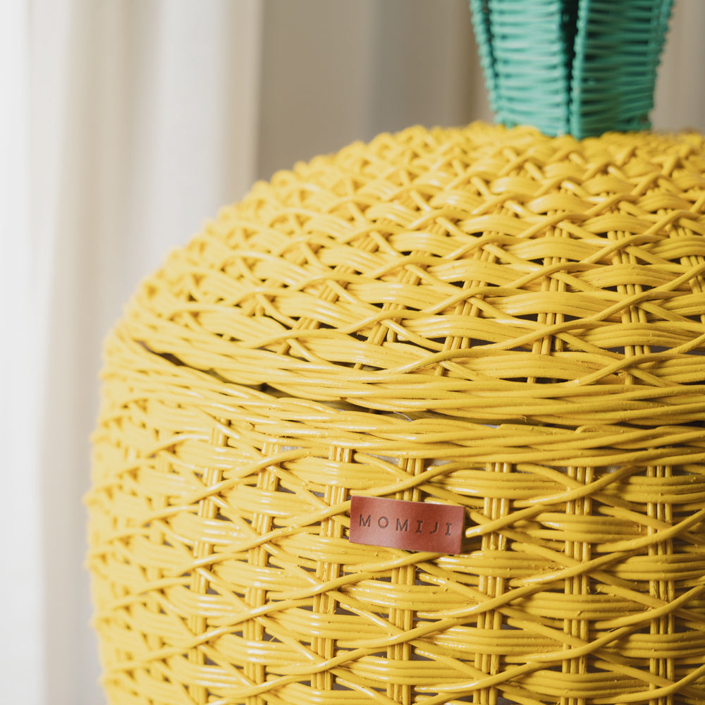 Pineapple Storage Basket Large - Yellow - Fluent Trends