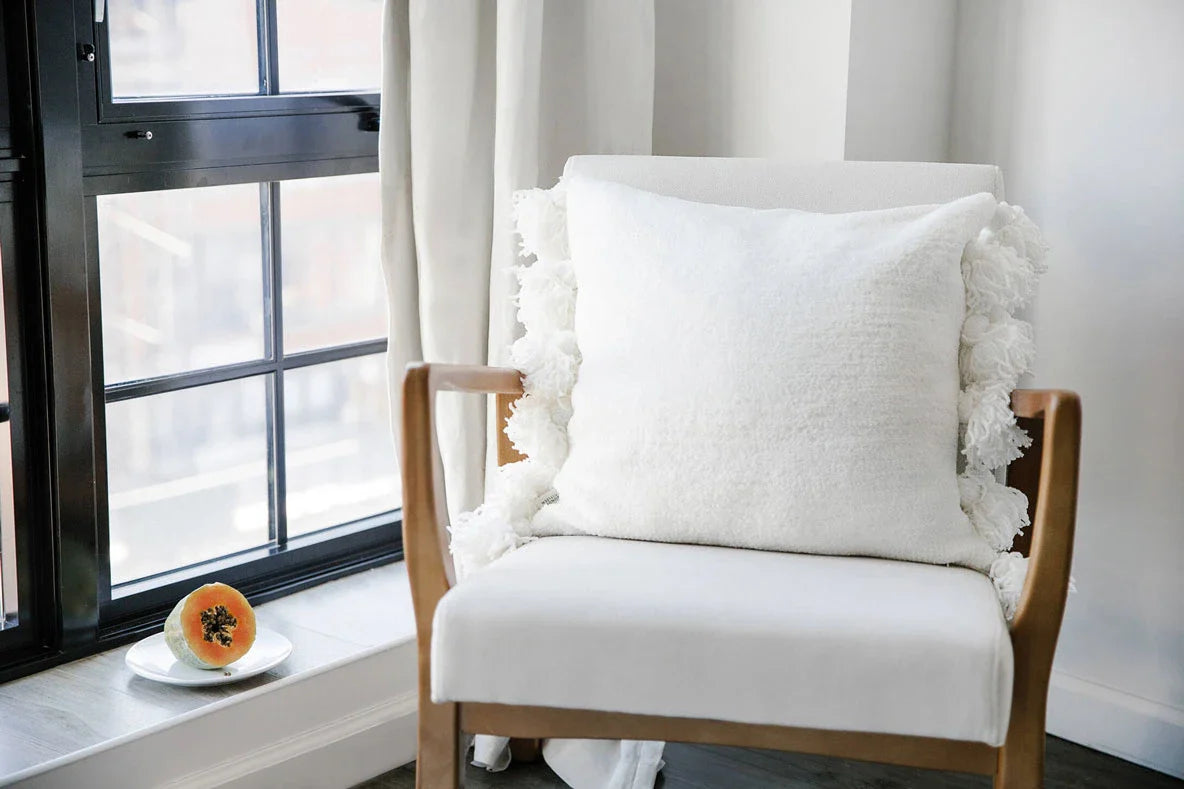 Pom Pom Throw Pillow Sunday Citizen