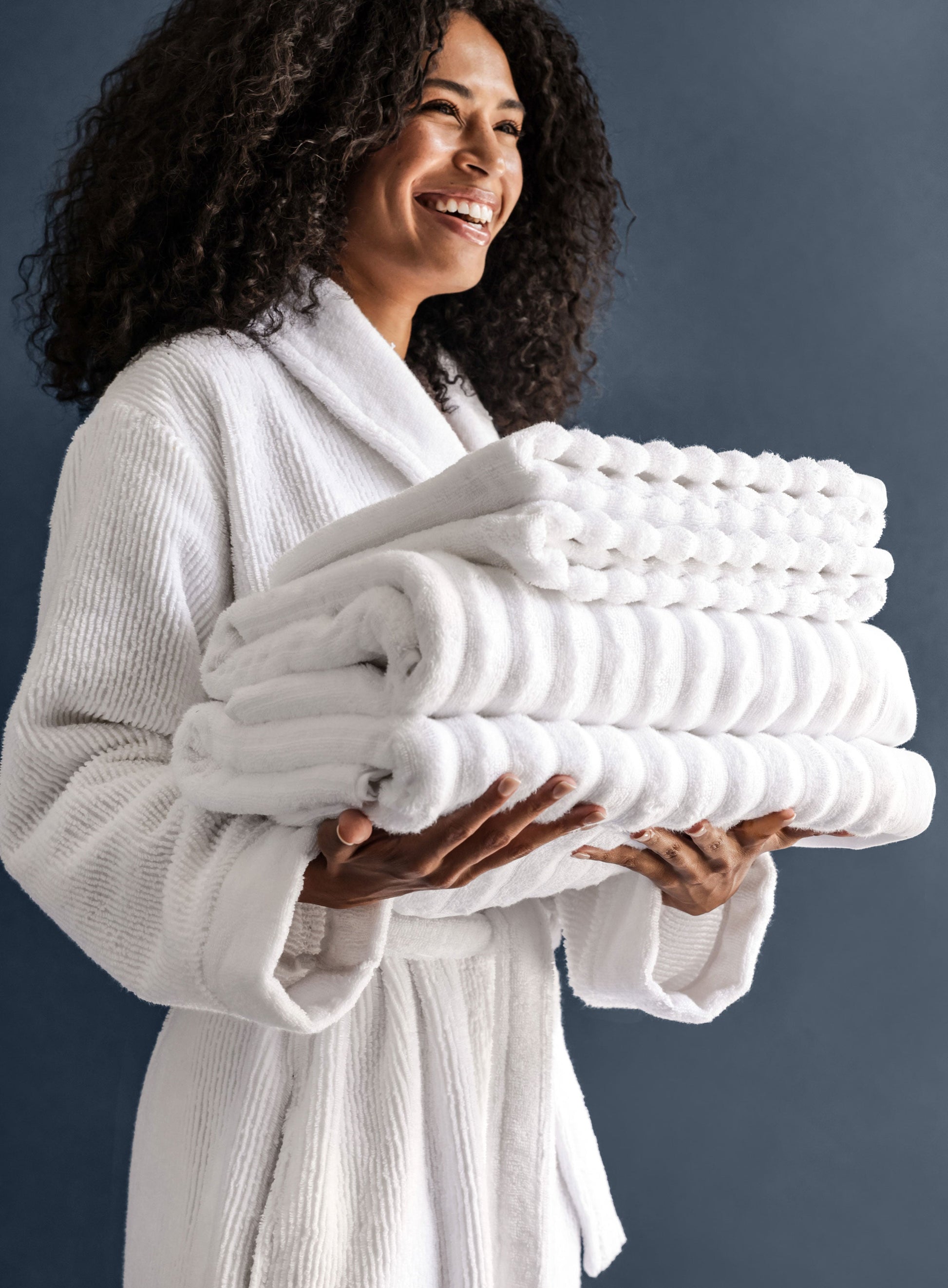 Turkish Cotton Rib Towel Set - Fluent Trends