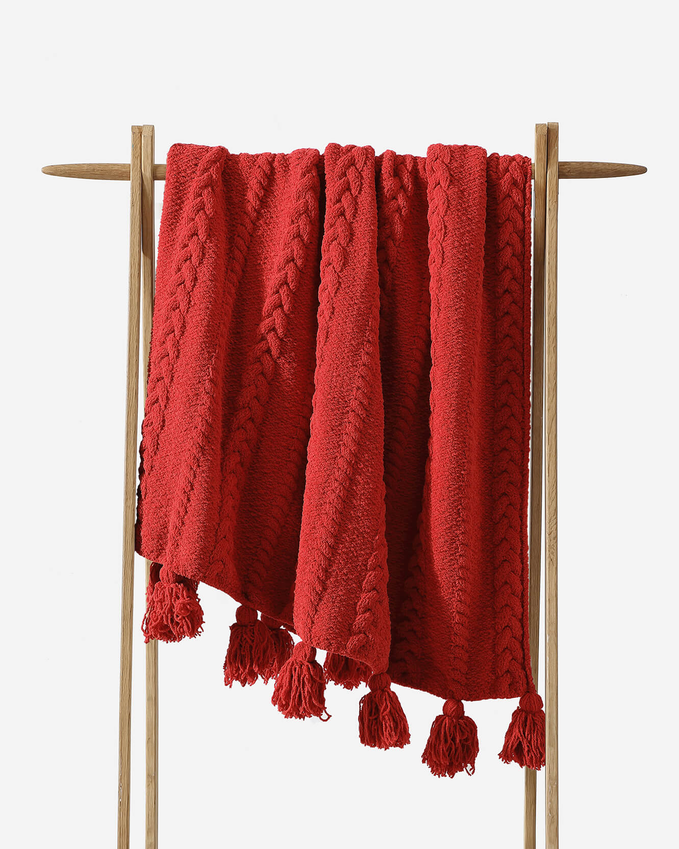 Braided Pom Pom Throw Sunday Citizen