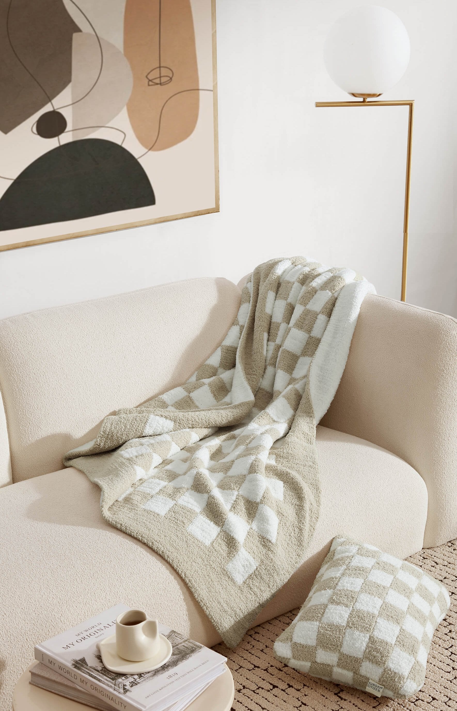 Checkerboard Throw - Fluent Trends