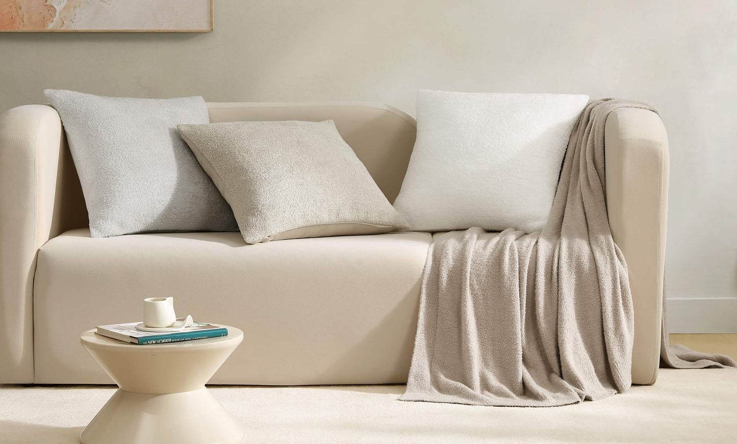 Cloud Silque Throw Pillow Sunday Citizen