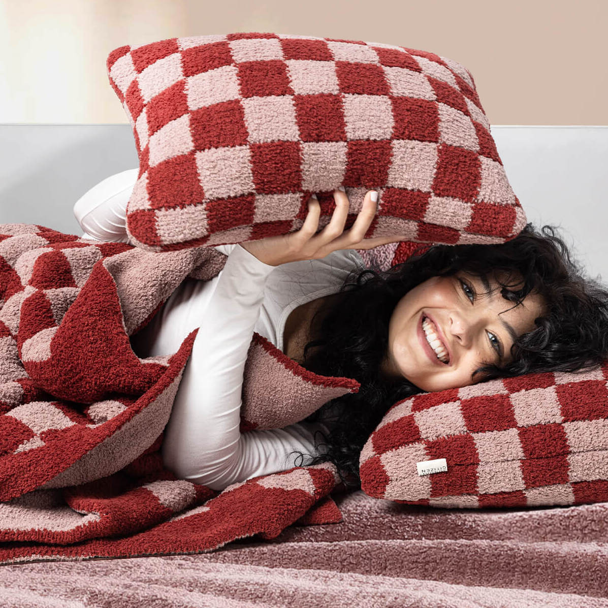 Checkerboard Mini Pillow Sunday Citizen