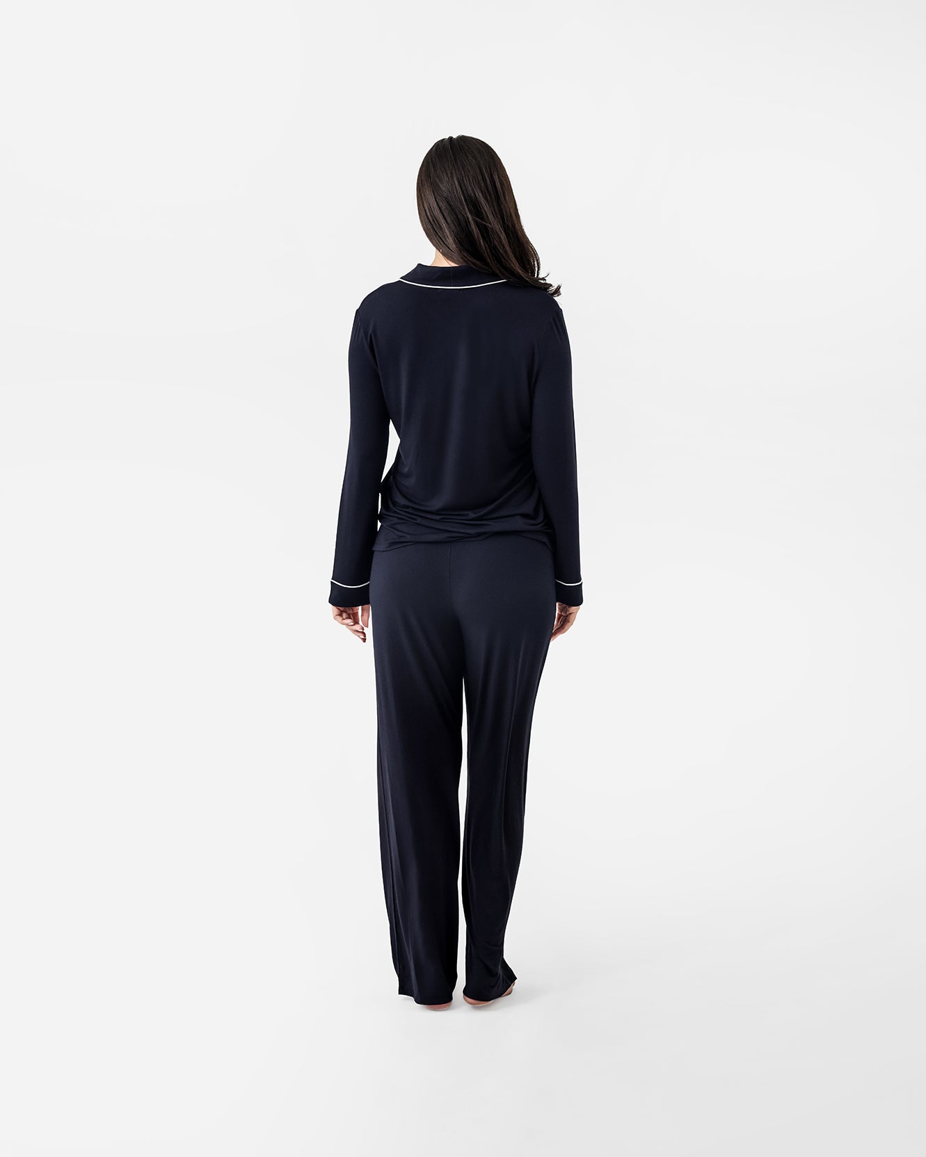 Naked Modal Long PJ Set - Fluent Trends