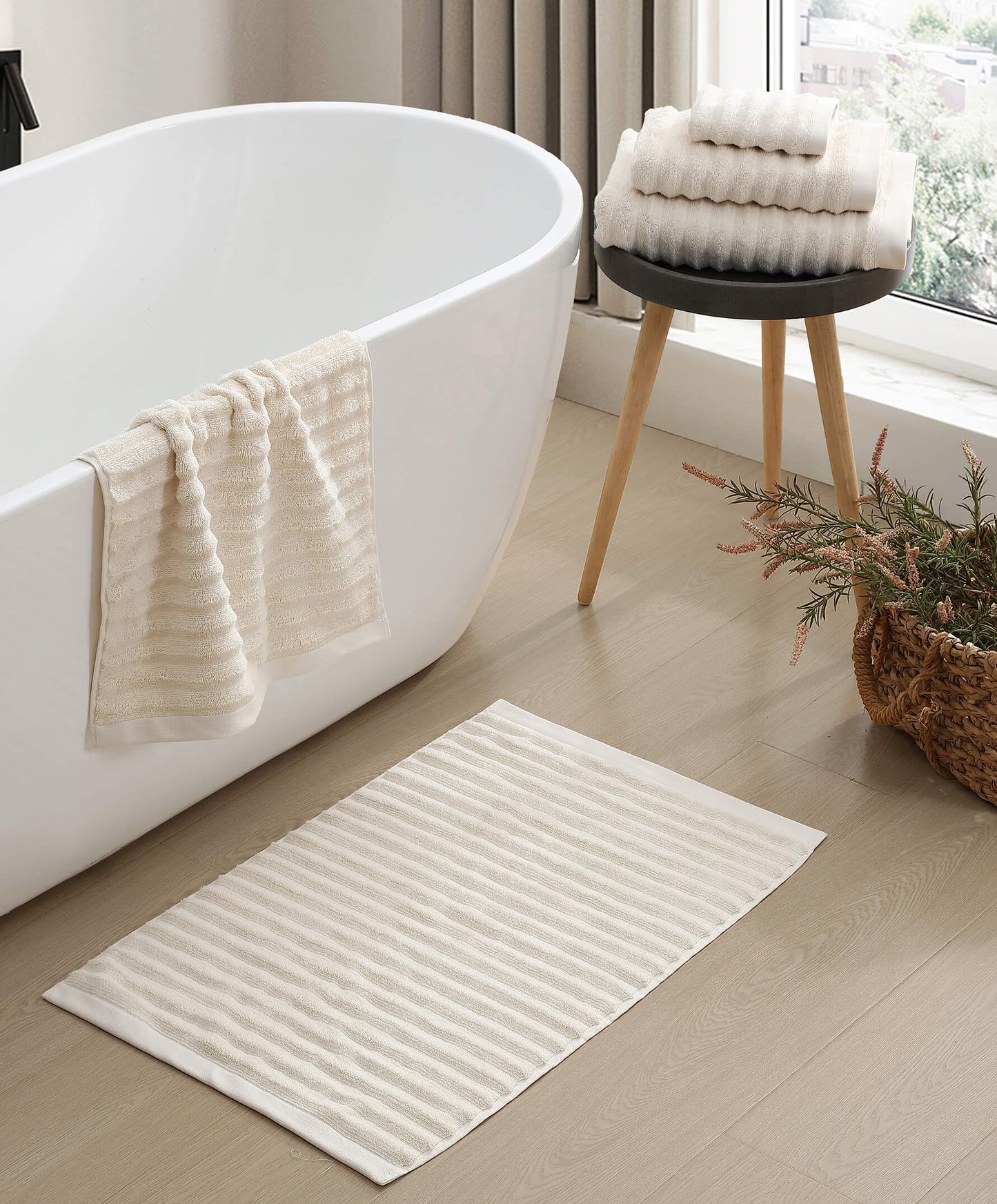 Turkish Cotton Rib Towel Set Sunday Citizen