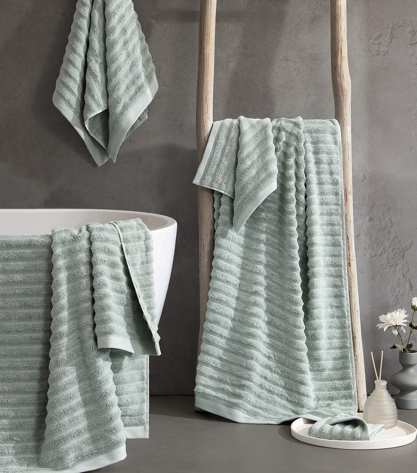 Turkish Cotton Rib Towel Set Sunday Citizen