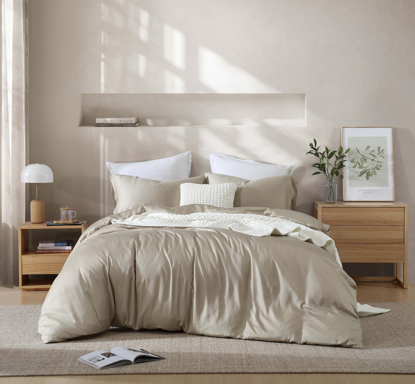 Silky Lyocell Duvet Cover - Fluent Trends