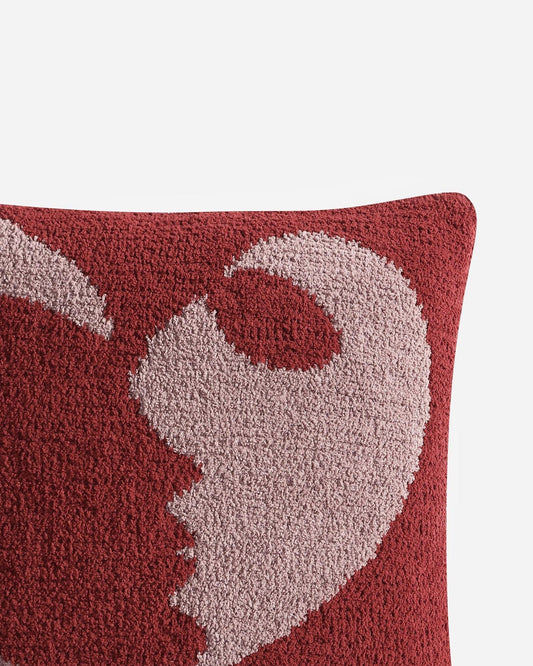 Faces II Throw Pillow - Fluent Trends