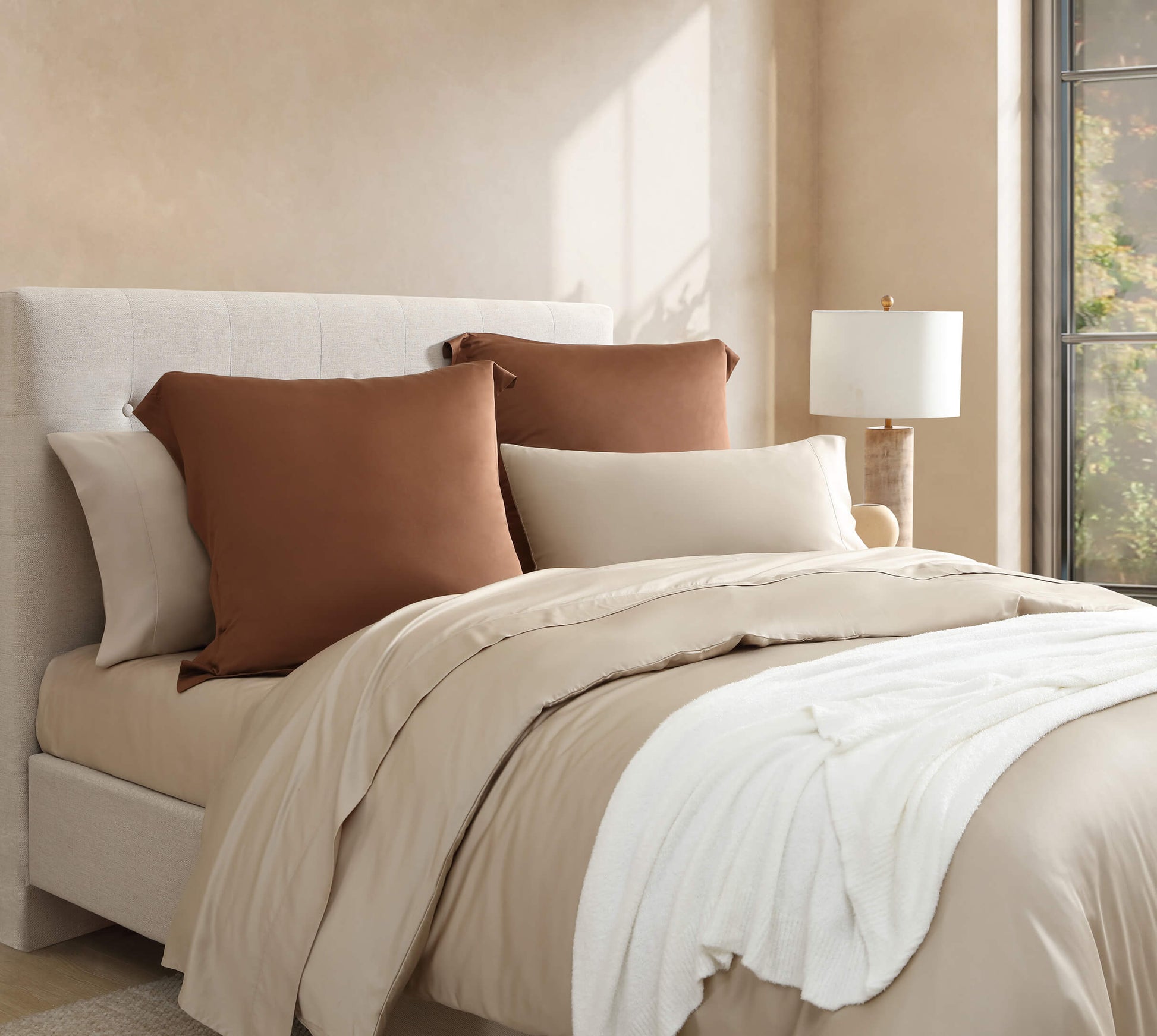 Natural Premium Bamboo Euro Sham - Fluent Trends