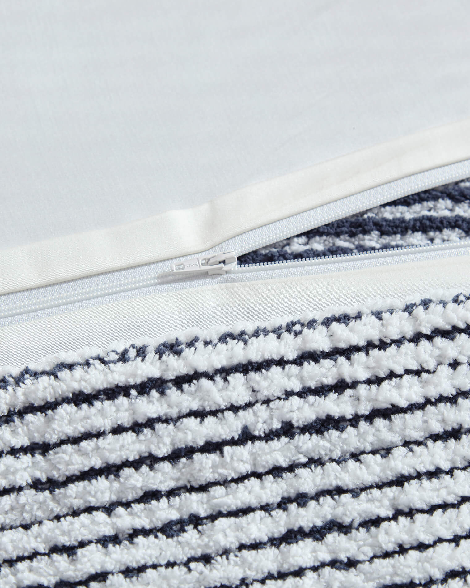 Two-Tone Snug Ribbed Bamboo Duvet Cover - Fluent Trends