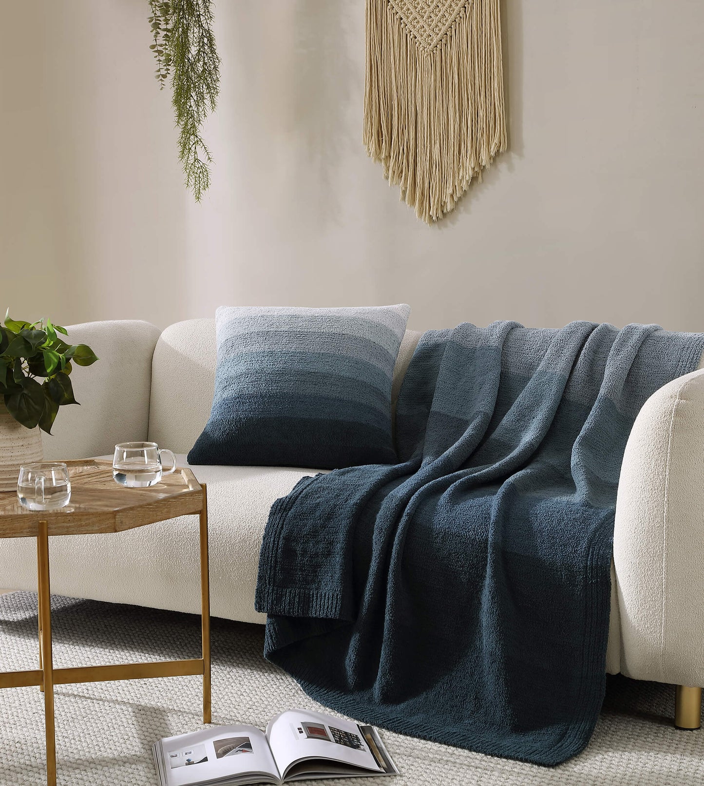 Ombre Throw Pillow Sunday Citizen