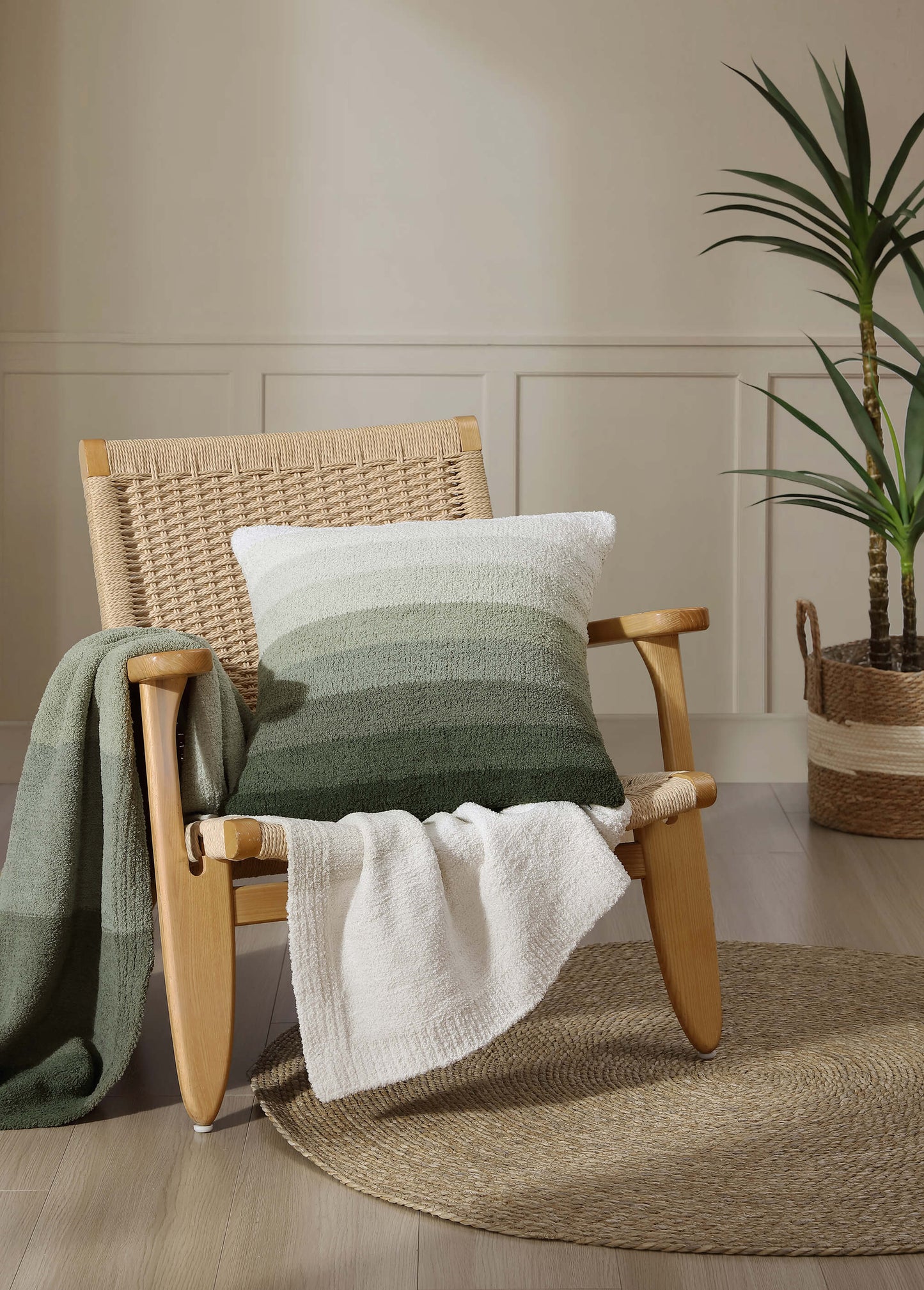 Ombre Throw Pillow Sunday Citizen
