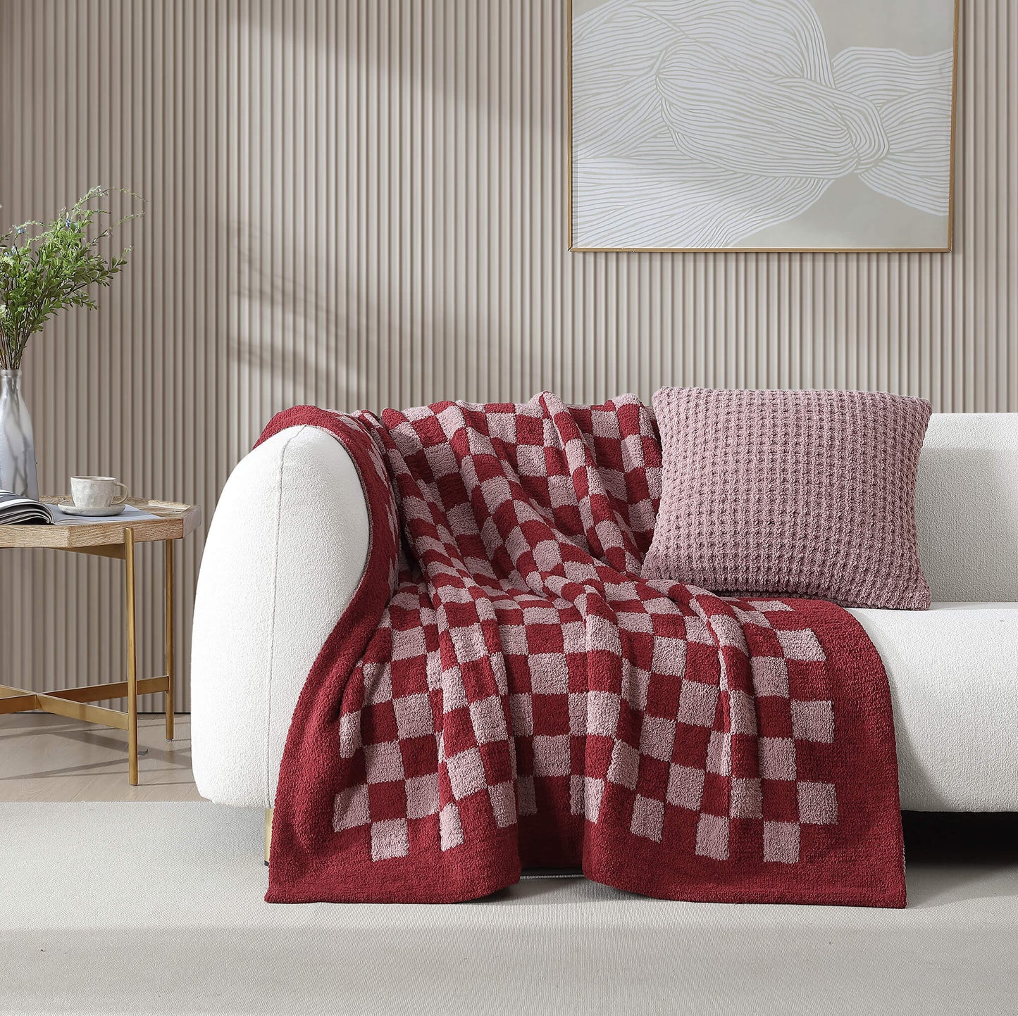 Checkerboard Throw - Fluent Trends