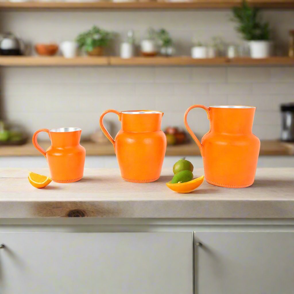 Verano | Leather Carafe Set (3) Bati