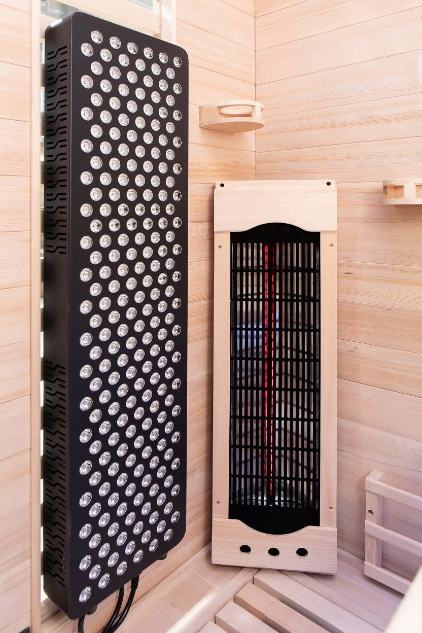 Peak Saunas Everest 2-Person Full Spectrum Infrared XL Medical-Grade Red Light Peak Wellness USA