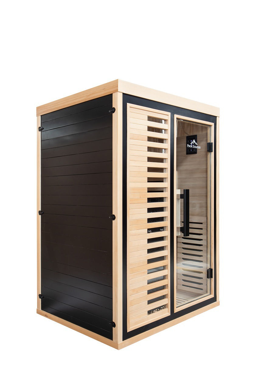 Peak Saunas Everest 2-Person Full Spectrum Infrared XL Medical-Grade Red Light Peak Wellness USA