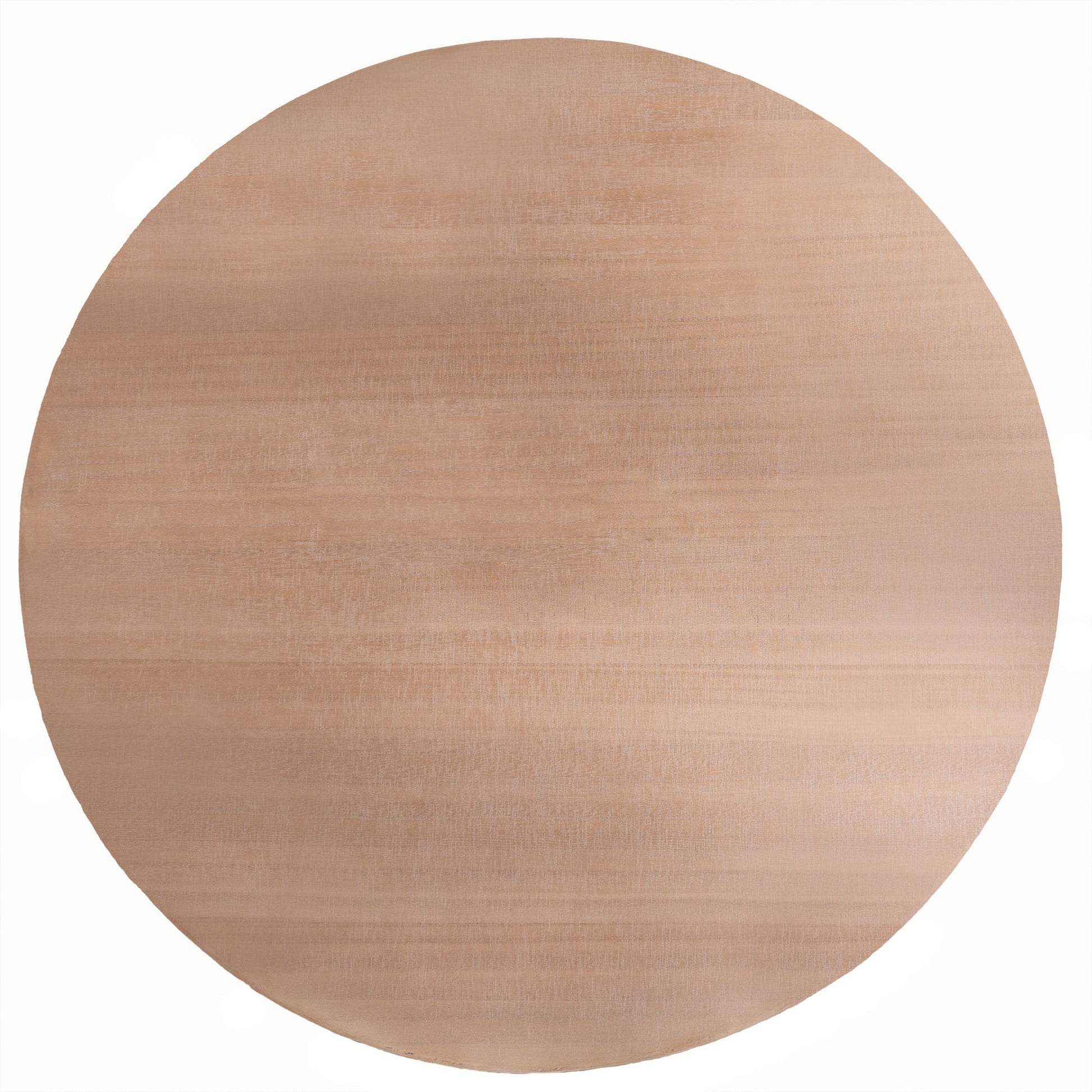 Modern Round Wood Coffee Table - 31.3" Natural Finish Accent Table - Fluent Trends