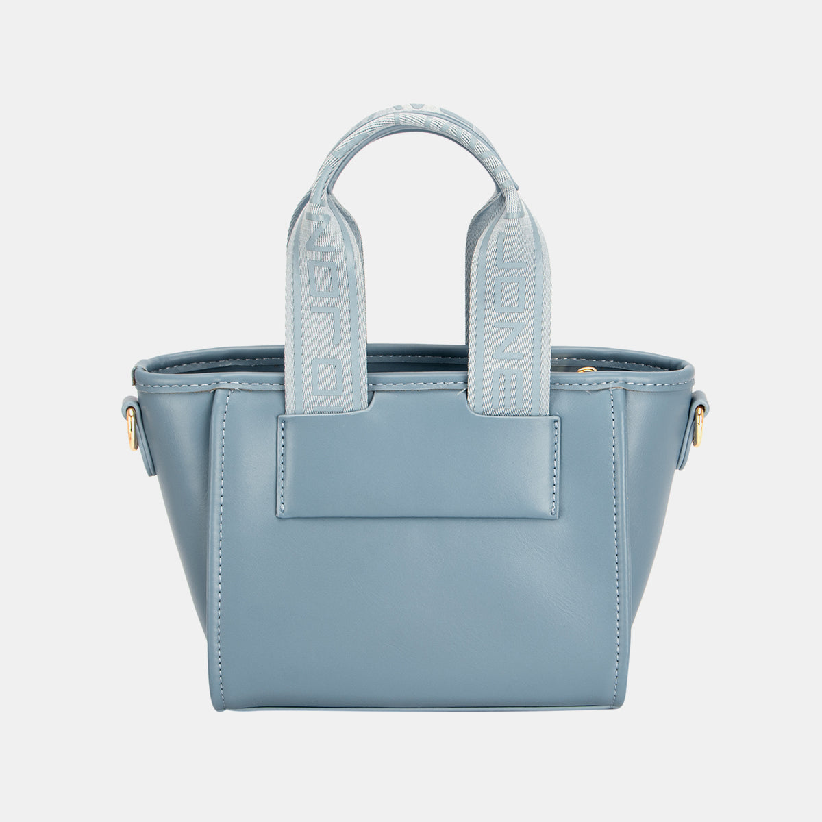 David Jones Small Handbag with Embossed Pattern Handles - Fluent Trends