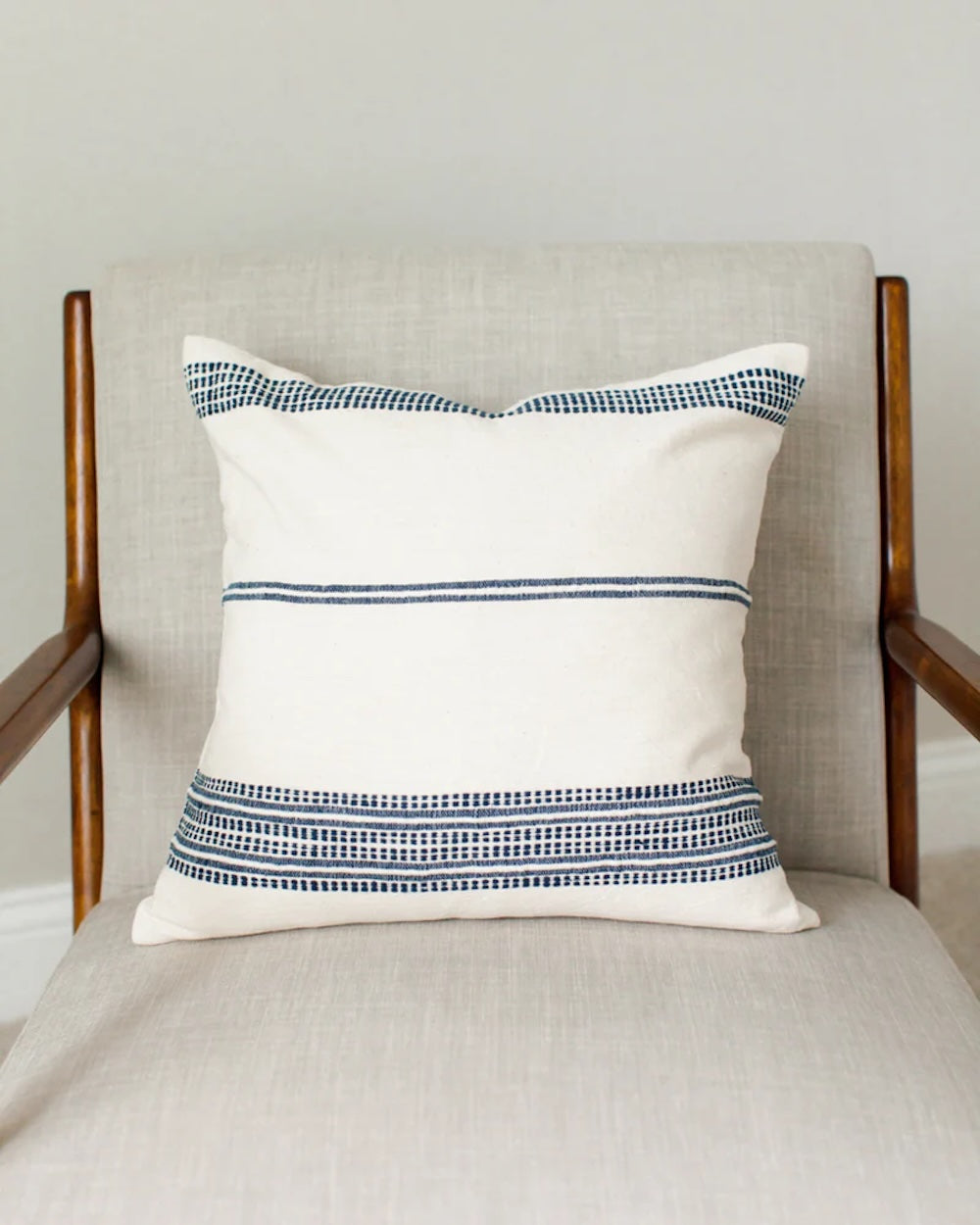 18" Aden Throw Pillow Cover Powered by People