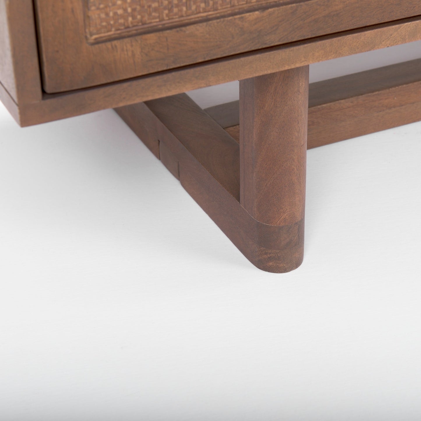 Baden Woven Sideboard White Cliff Studio