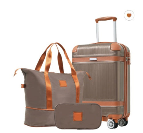 3-piece Suitcase TravelTimesAwait