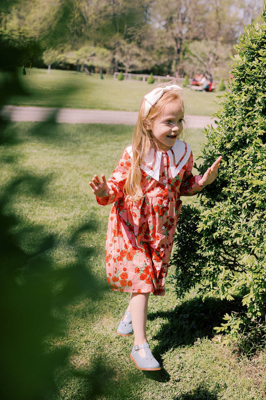 Toddler | Girls | Garden Dress | Vintage Rose