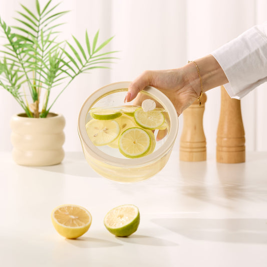 Premium Glass Prep Bowl Set | Borosilicate Glass Base