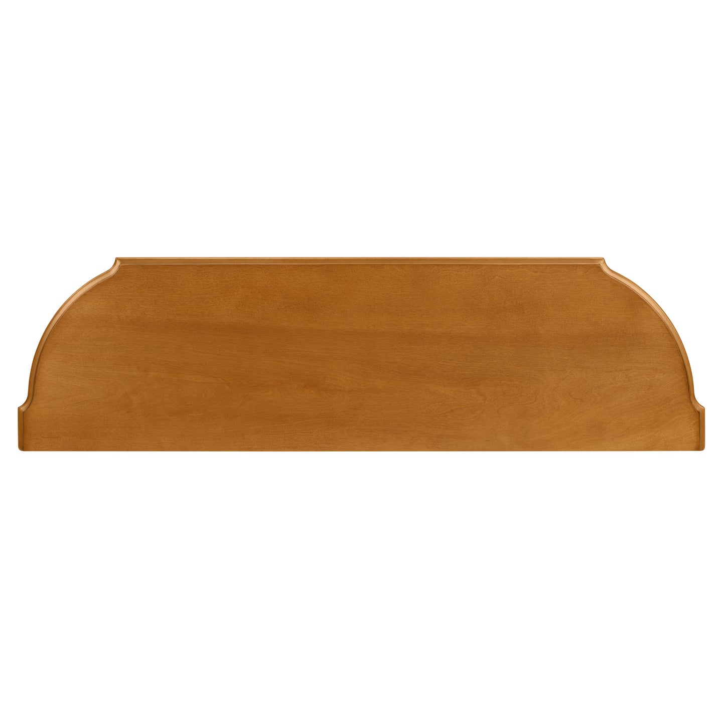 Retro Curved Wood Console Table with 3 Drawers, 43'' Entry Table with Storage Shelf, Sofa Table Behind Couch with Solid Wood Legs for Living Room Hallway, Brown - Fluent Trends