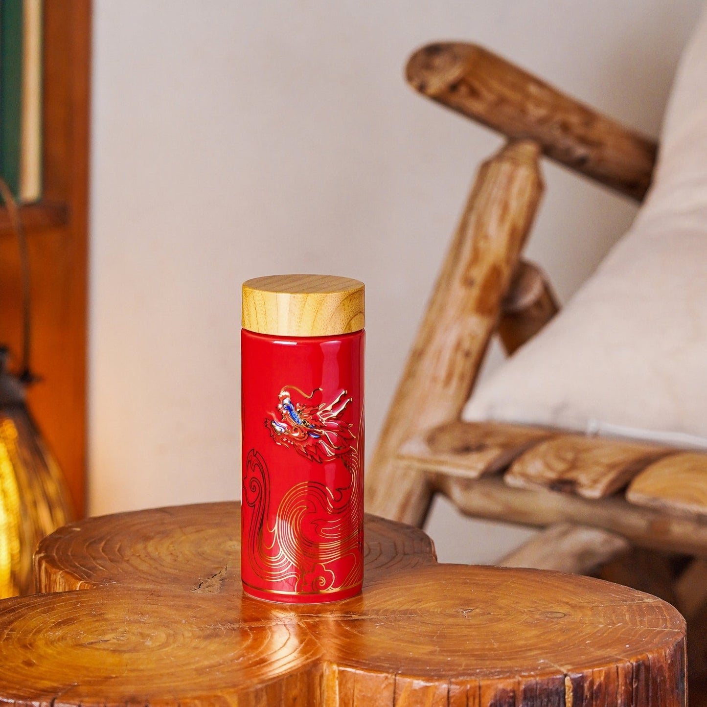 ACERA Vibrant Dragoncloud Ceramic Tumbler - Fluent Trends