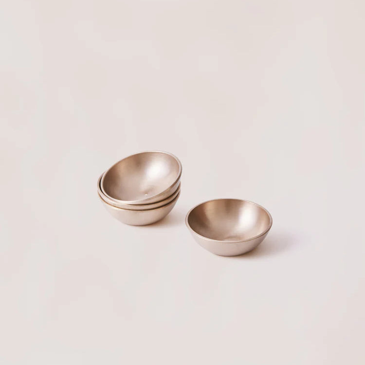 Bronze Kansa Dip Bowl, 1.5" - Set of 4 - Fluent Trends